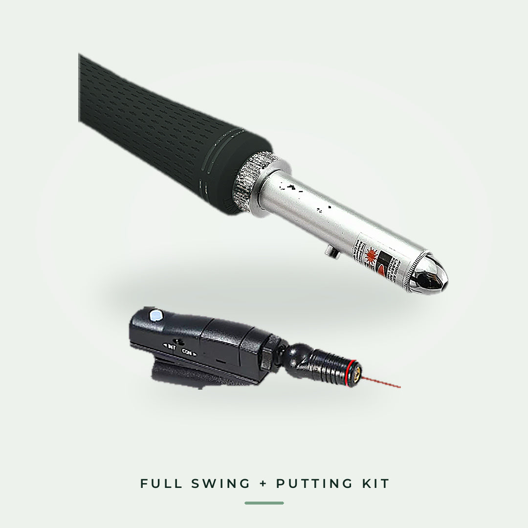 Full Swing + Putting Kit — golf swing plane laser and putting alignment laser