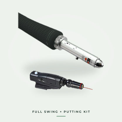 Full Swing + Putting Kit — golf swing plane laser and putting alignment laser